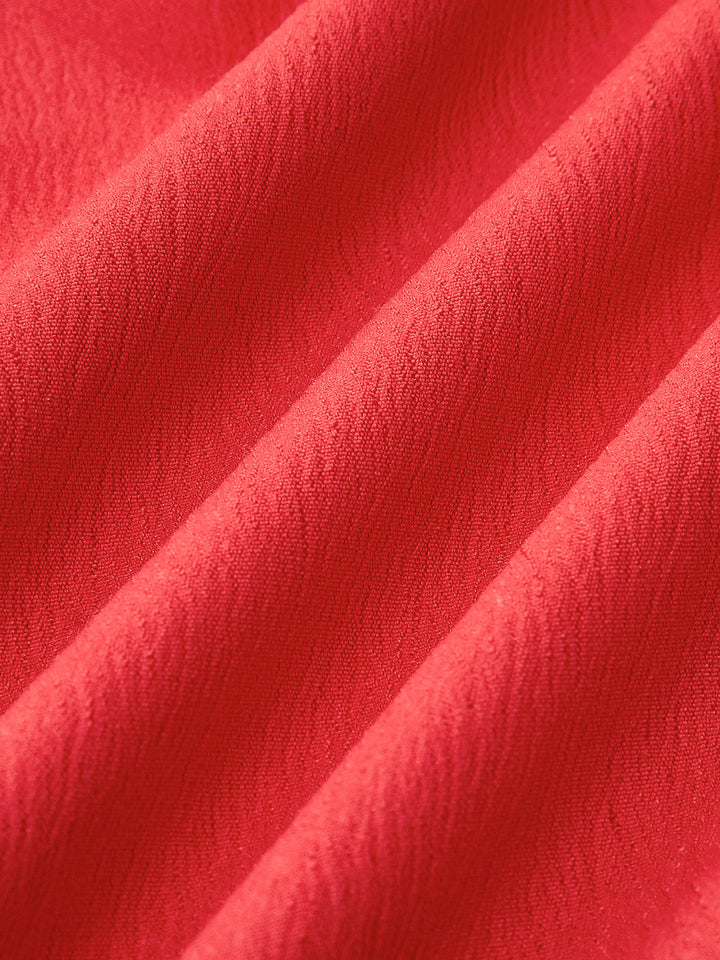 Robe Courte Sans Manches Col en V Douillet