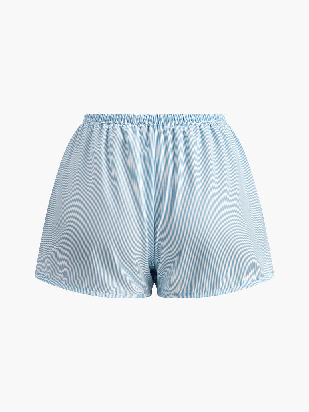 Bikini à Rayures avec Short Assorti