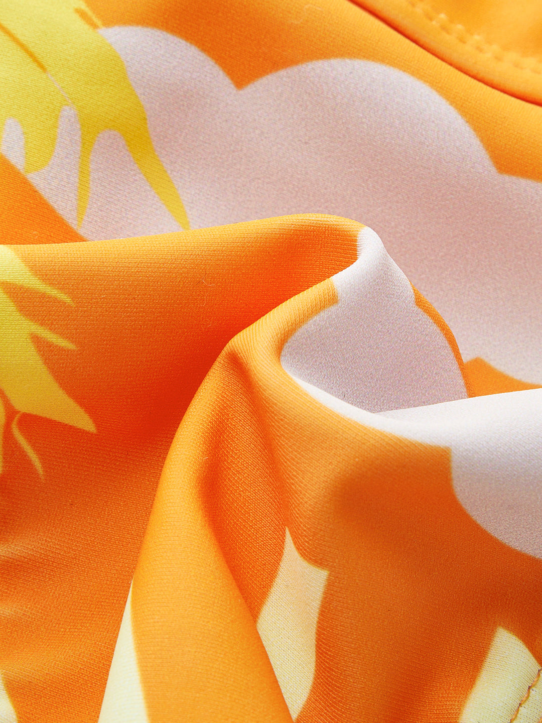 Ensemble bikini à imprimé tropical