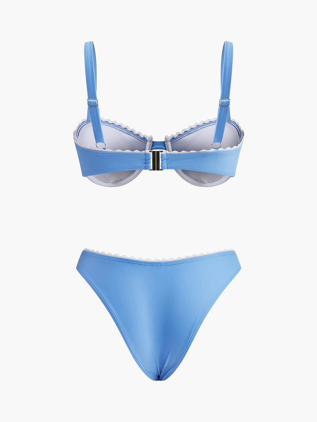Ensemble de bikini à bord festonné