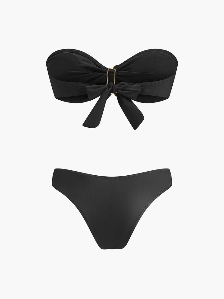 Maillot de bain bandeau Starfish avec jupe en filet