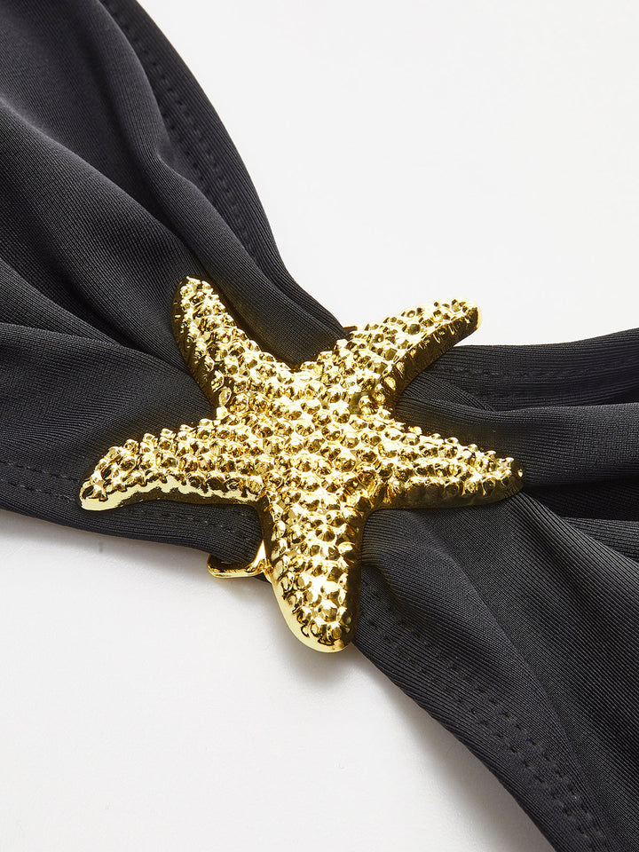 Maillot de bain bandeau Starfish avec jupe en filet