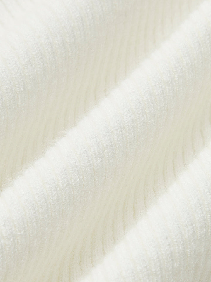Pull Court Maillé à Découpe d'Épaule