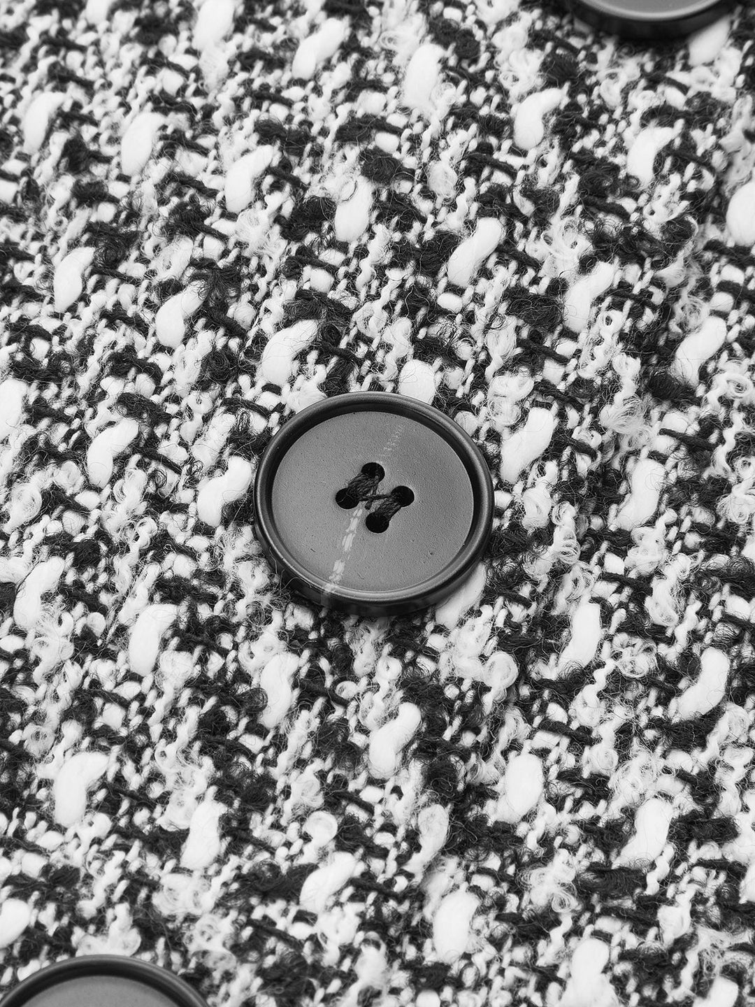 Jupe Longue Tweed Boucle Boutonnée