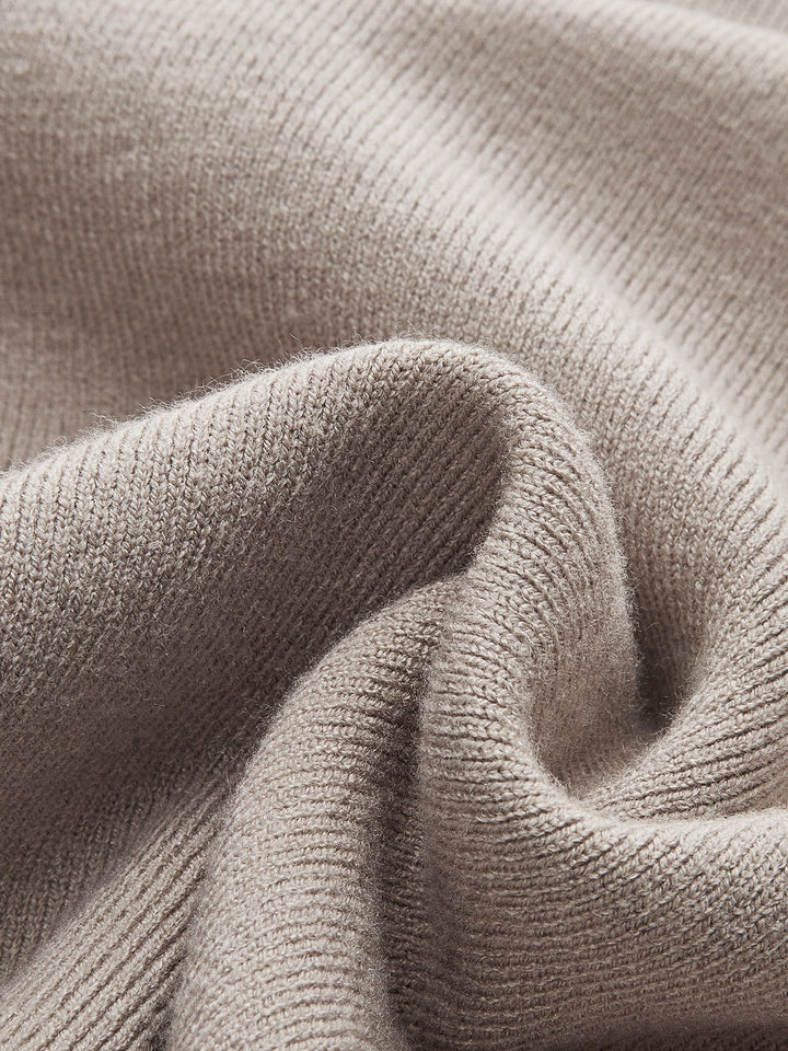 Haut en tricot à manches longues de tous les jours