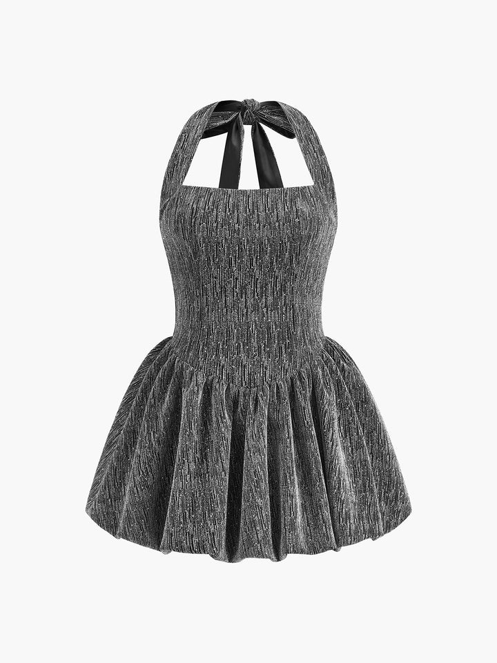 Robe Longue Plissée sans Bretelles