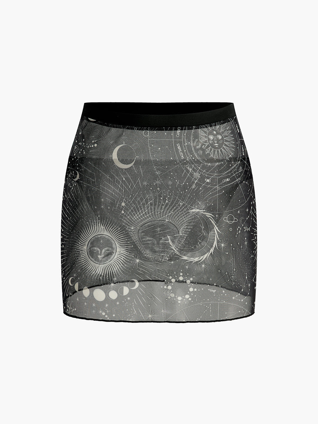 Jupe Trompeuse à Imprimé Astrologique