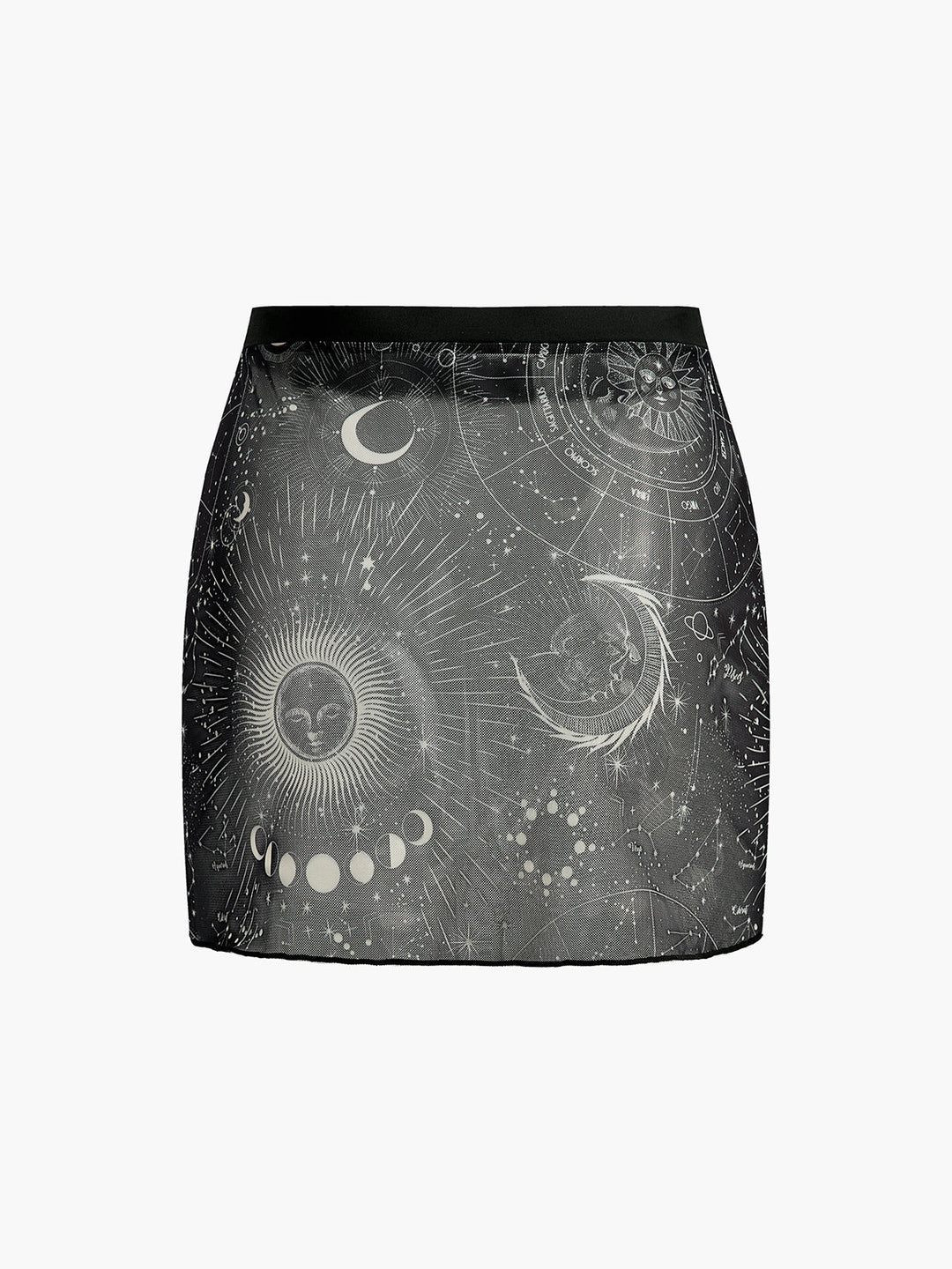 Jupe Trompeuse à Imprimé Astrologique