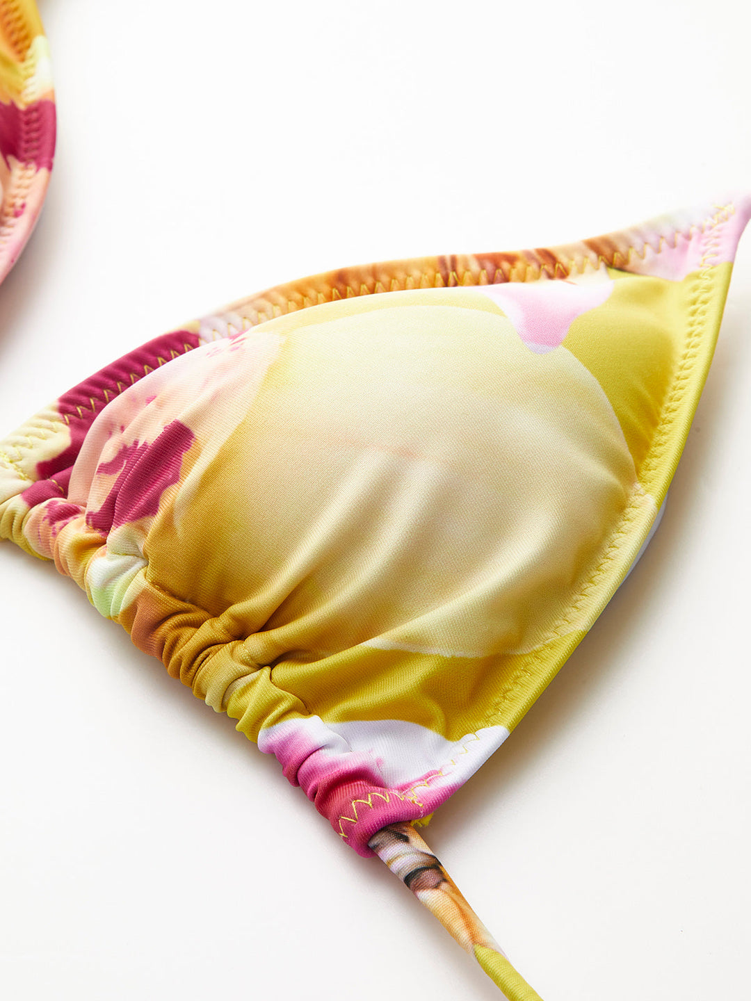 Ensemble de bikini à col noué à imprimé floral en jersey