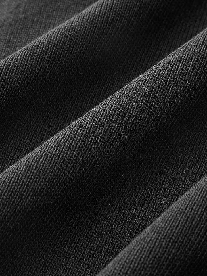 Haut en tricot côtelé avec col en jean