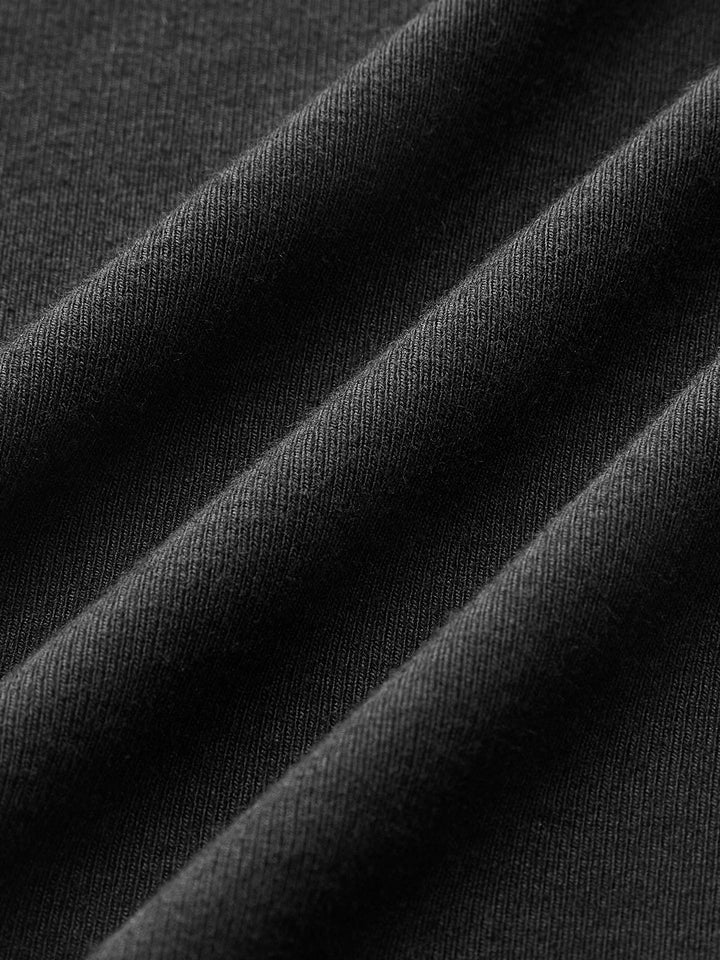 Chemise à manches longues décontractée avec découpe et épaule dénudée asymétrique