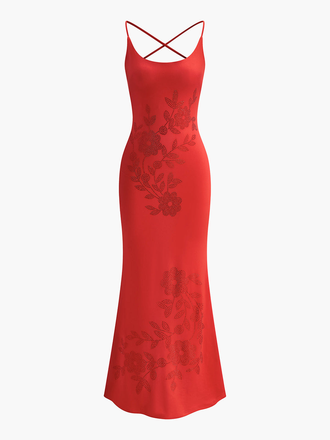 Robe sans manches nouée au dos