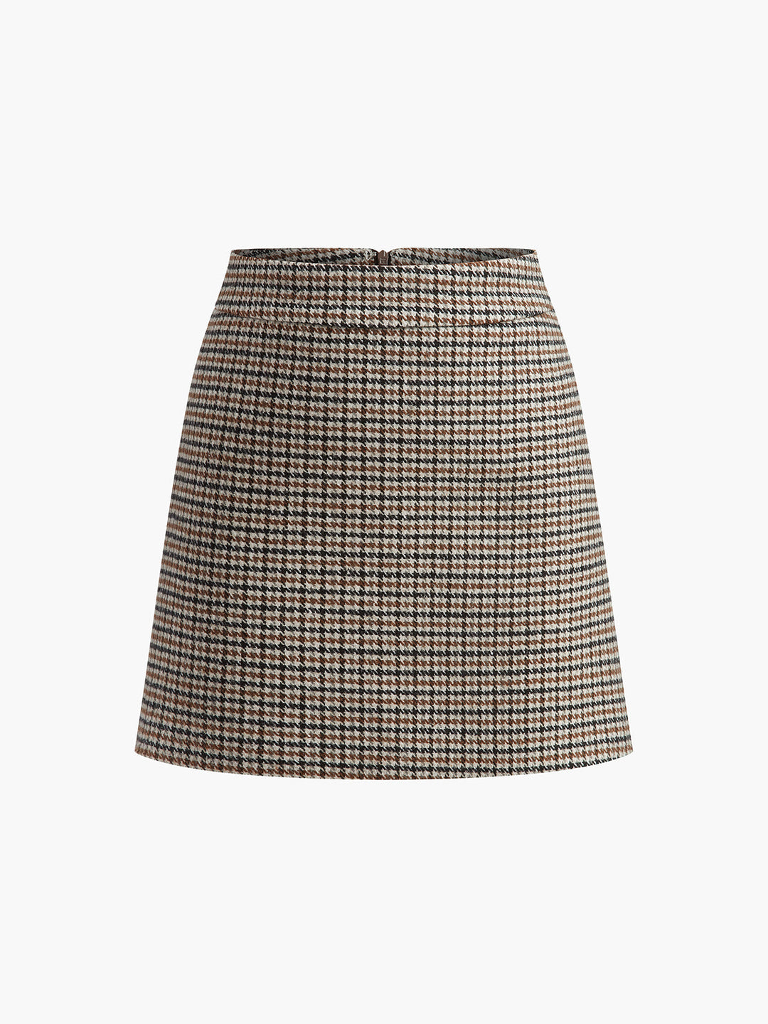 Jupe Courte Patineuse Pied-de-Poule