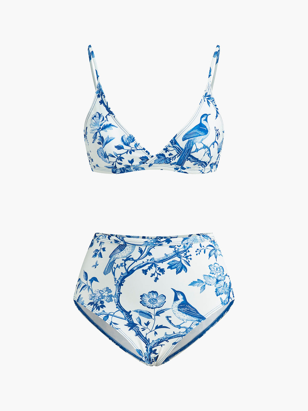 Ensemble de bikini imprimé à taille haute