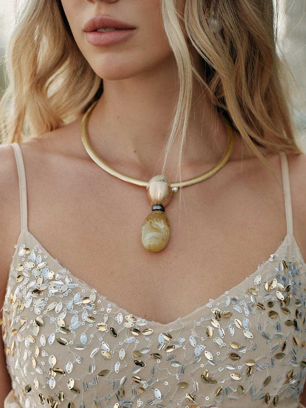 Collier pendentif minimaliste