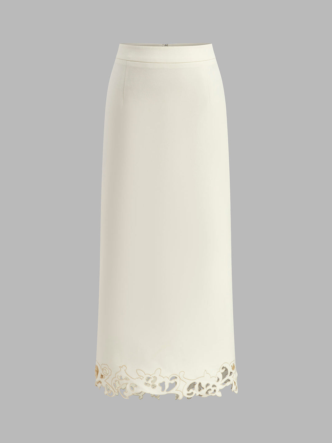 Jupe patineuse avec broderie 3D