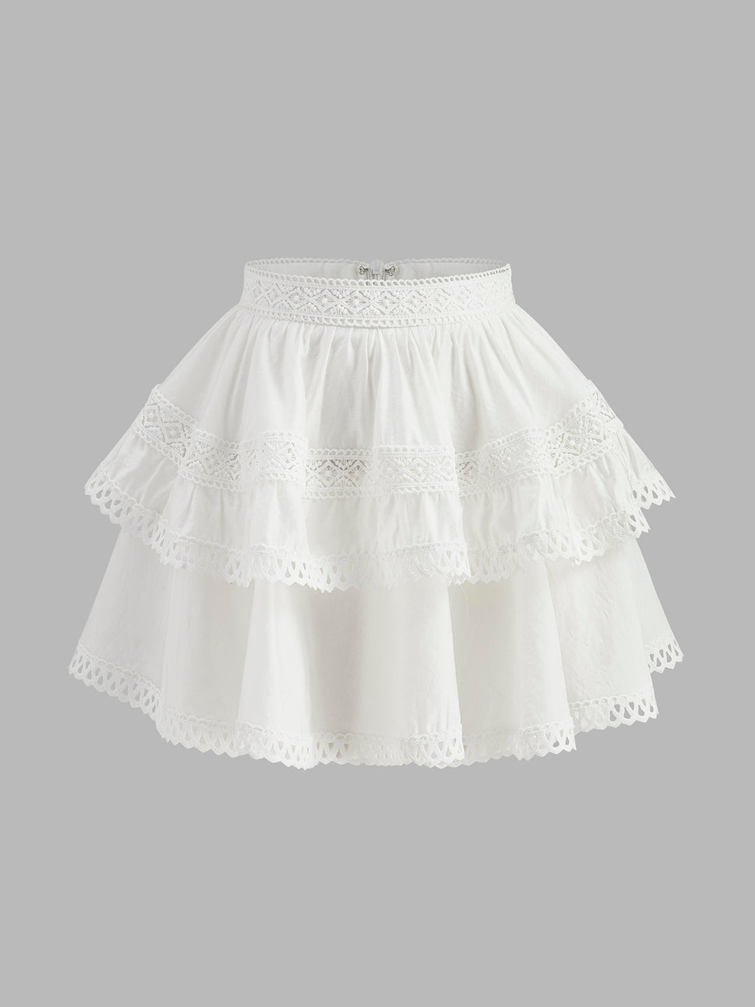 Jupe à Volants et Dentelle