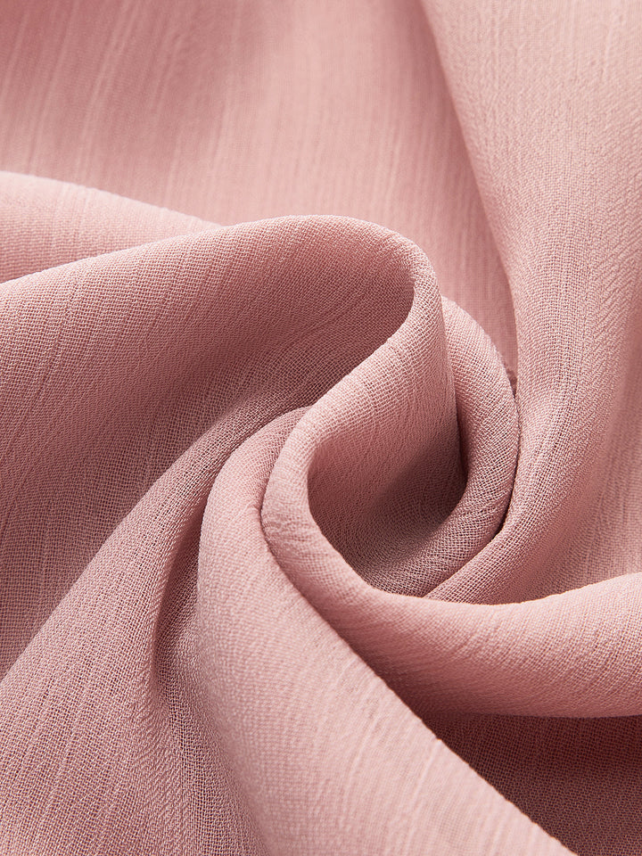 Blouse à manches volantées en mousseline