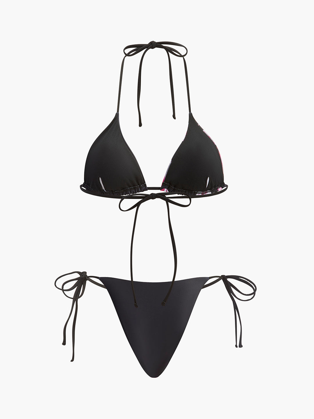 Bikini Imprimé Floral Avec Jupe en Maille