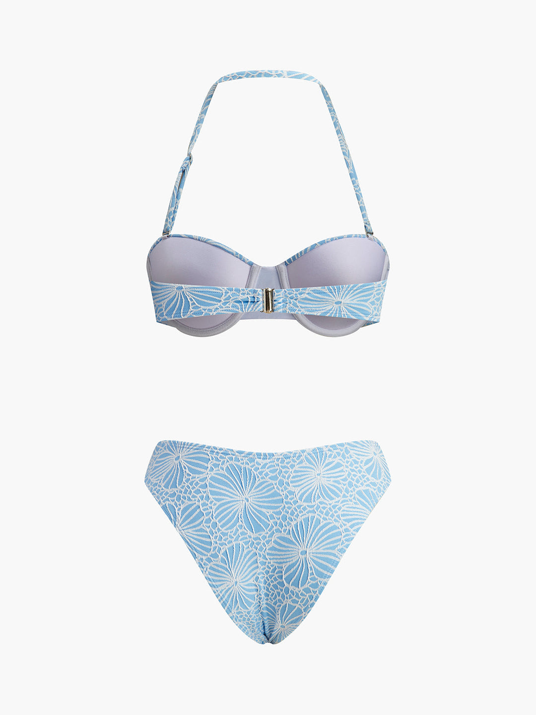 Ensemble Bikini en Dentelle à Bretelles Amovibles