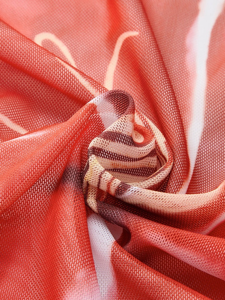 Ensemble une pièce style corset avec couverture drapée