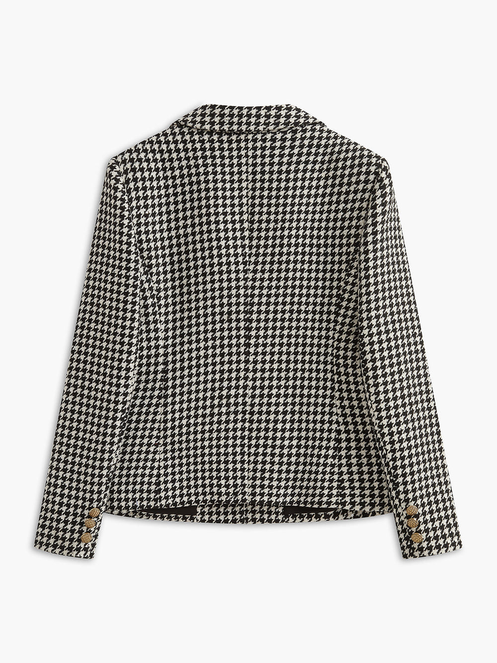 Blazer à revers à boutons rétro