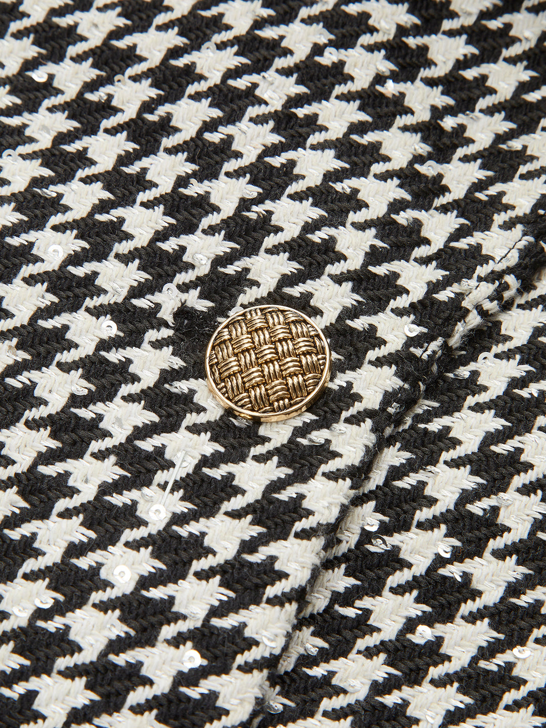 Blazer à revers à boutons rétro