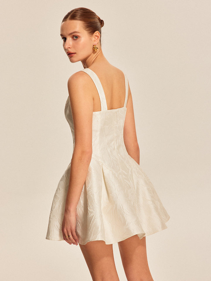 Robe Évasée à Décolleté Cœur