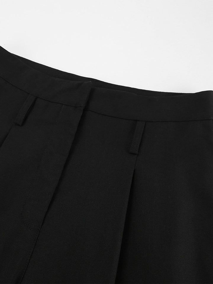 Ensemble Pantalon Minimaliste en Lin Deux Pièces