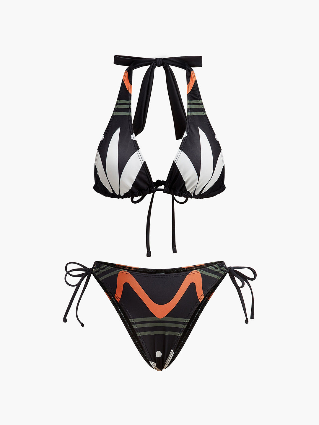 Ensemble Bikini Dos Nœud Col Carré