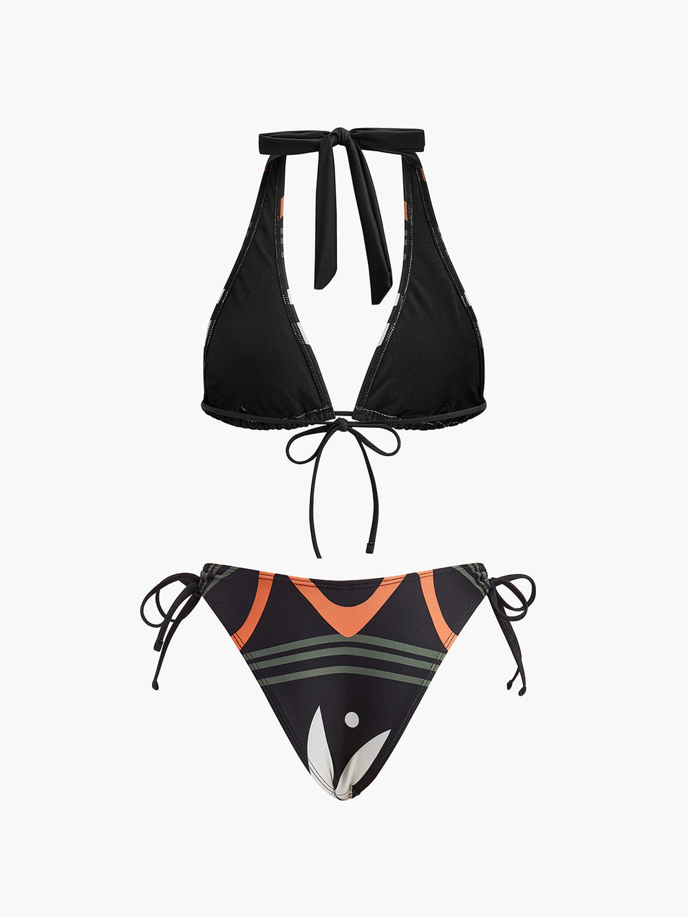Ensemble Bikini Dos Nœud Col Carré
