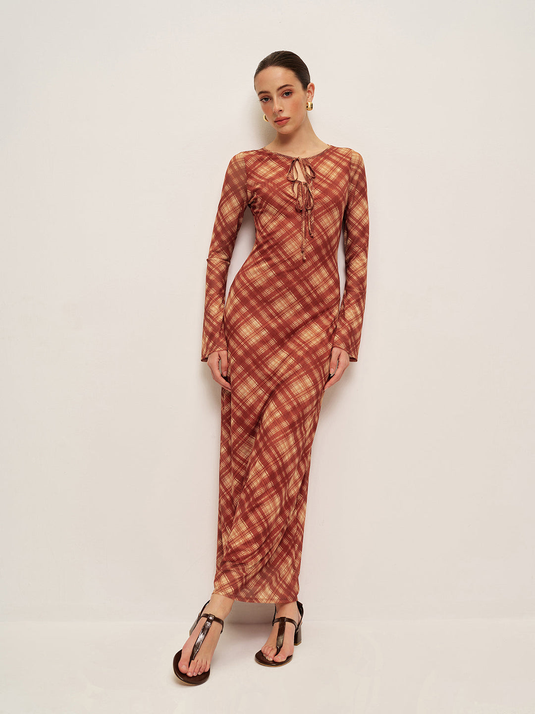 Robe Longue Robe Longue à Manches Longues