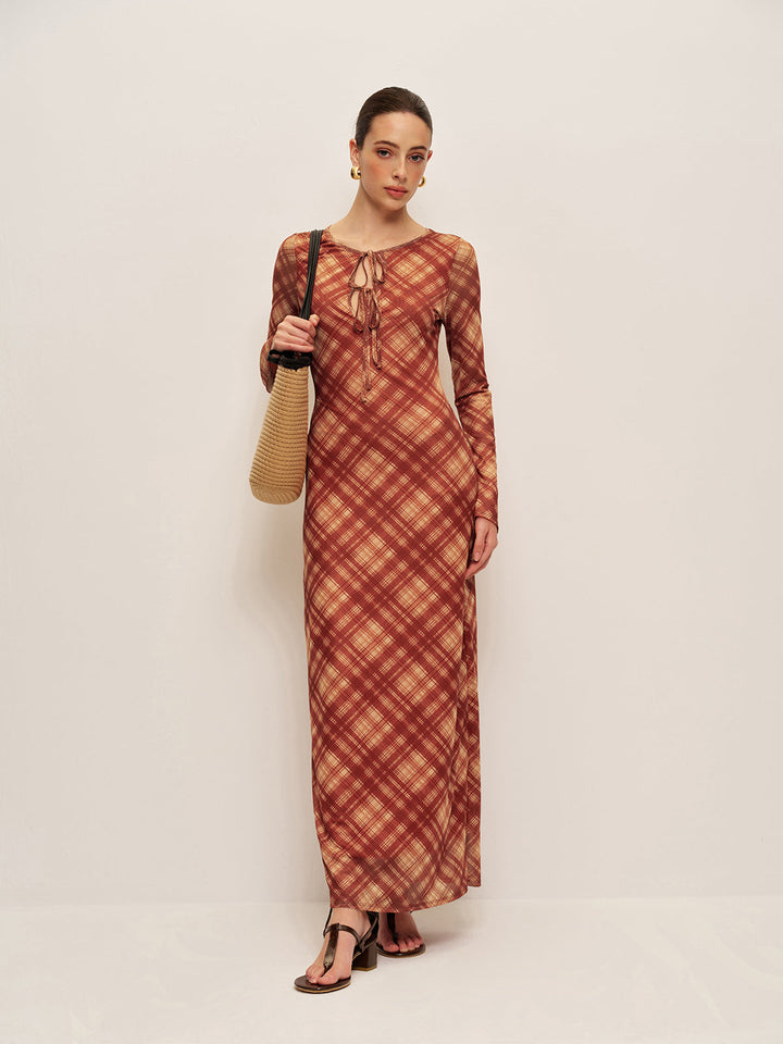 Robe Longue Robe Longue à Manches Longues