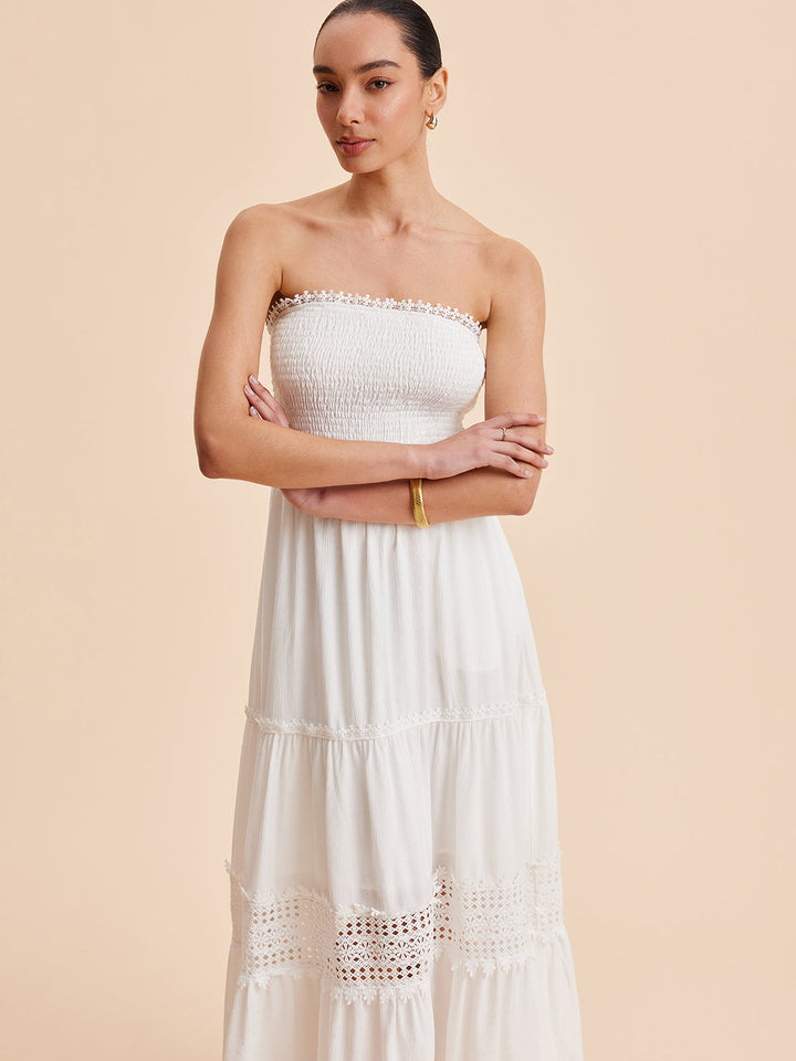 Robe Cami Smockée