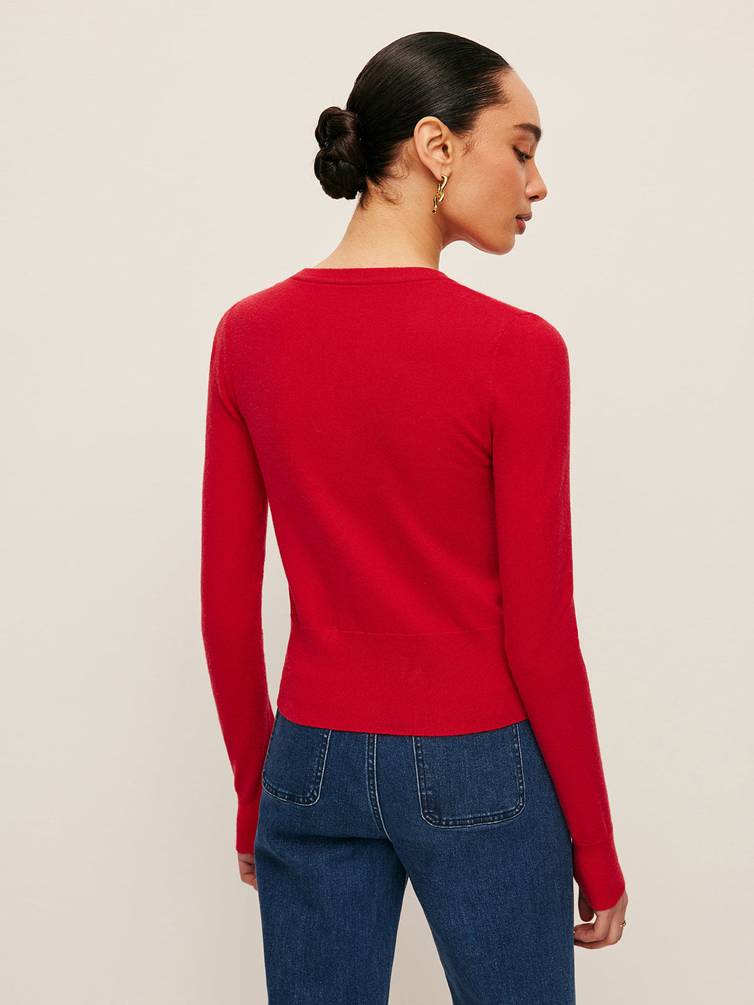 Cardigan à Accent Floral 3D
