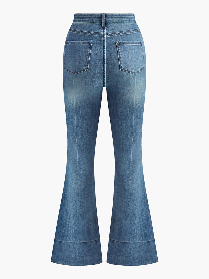 Pantalon Jean Droit Lavé