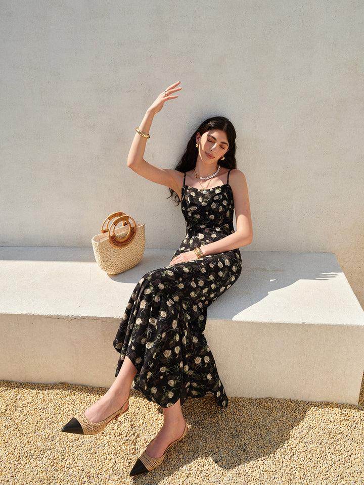 Robe à Volants Florale