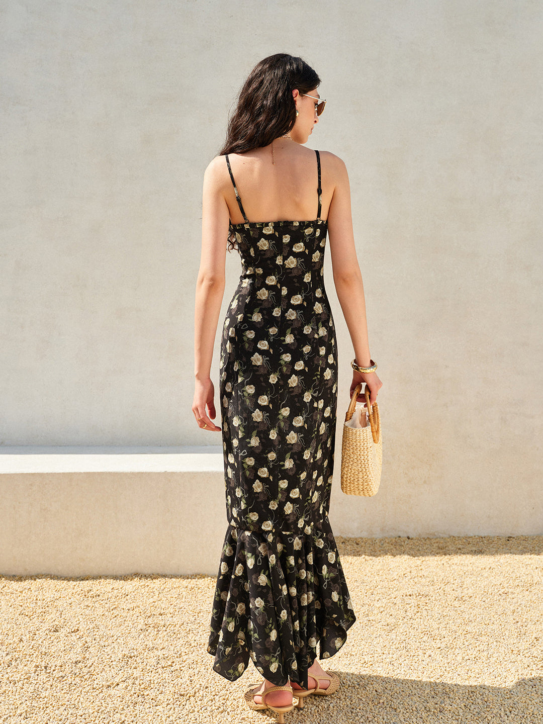 Robe à Volants Florale