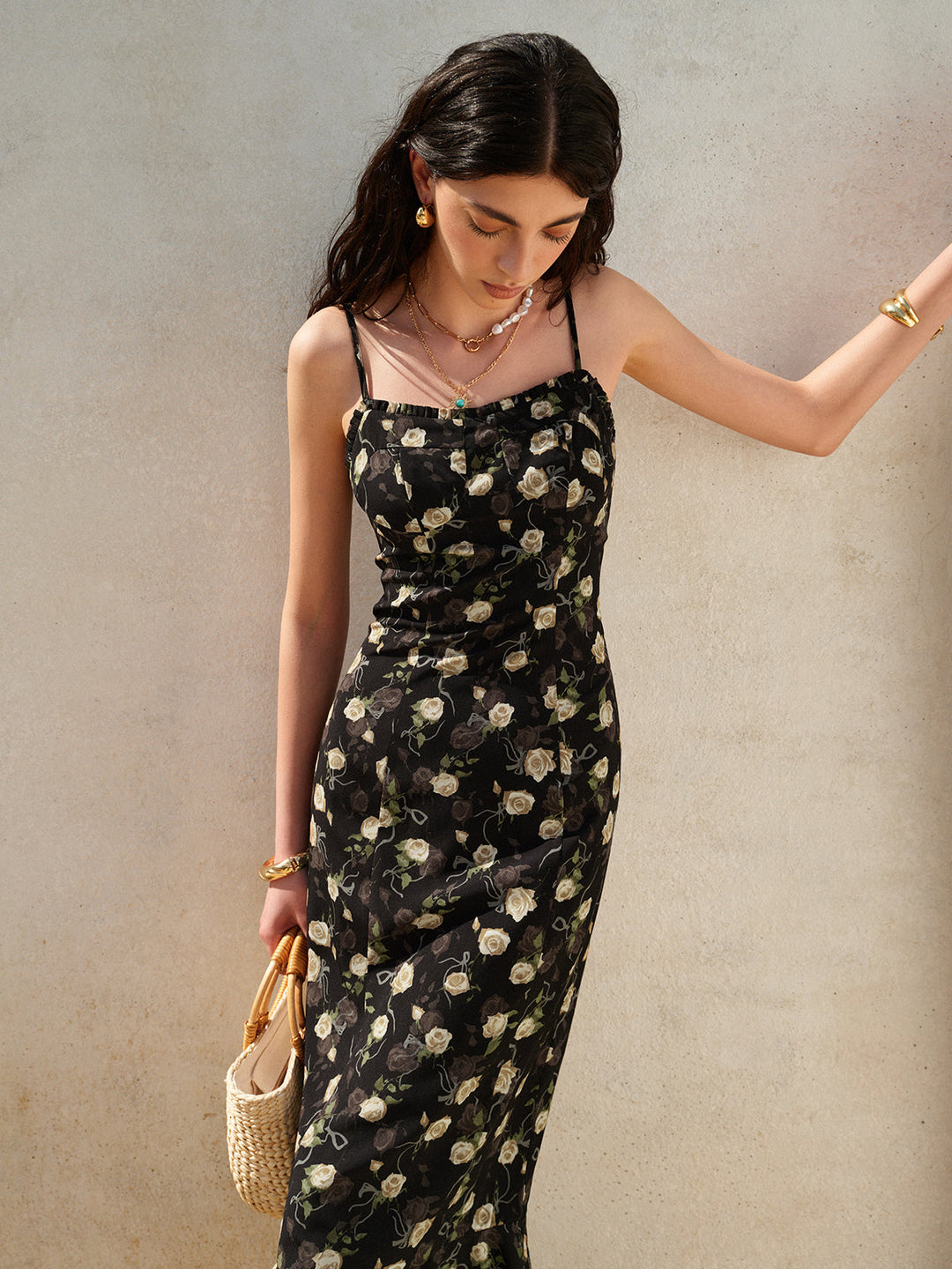 Robe à Volants Florale