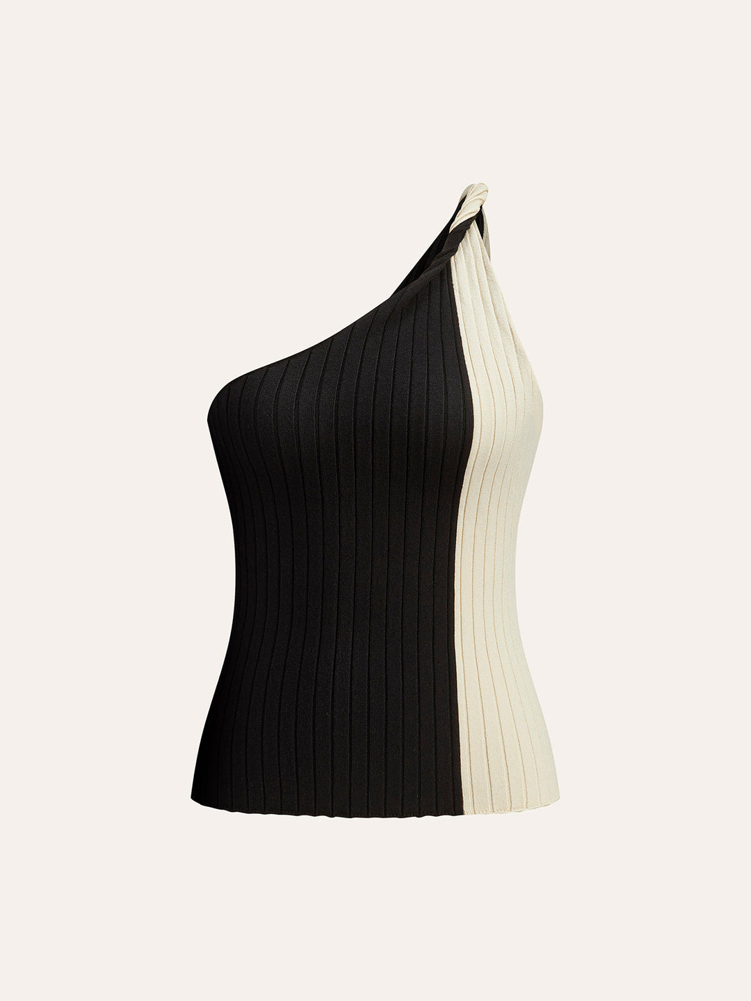 Haut Bardot Color Block