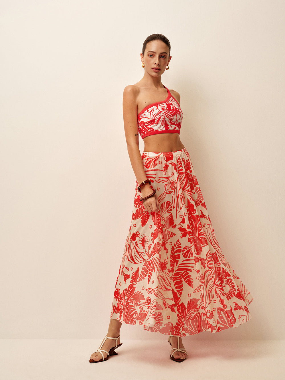 Jupon Cover-Up Imprimé en Mesh