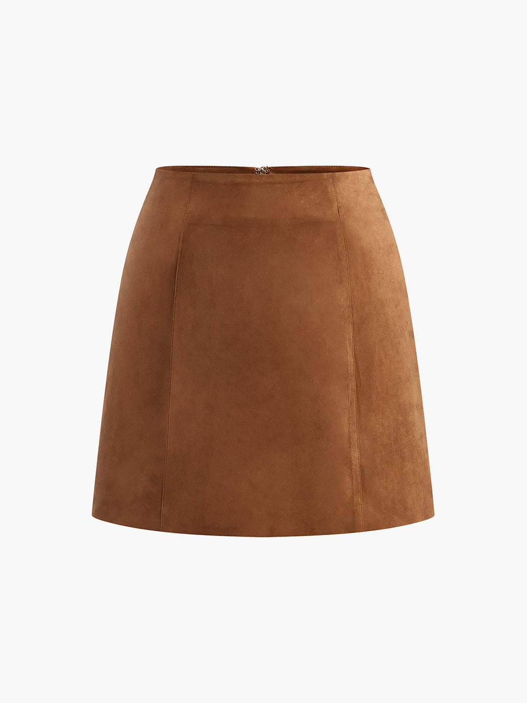 Jupe Mini Suédine Minimaliste