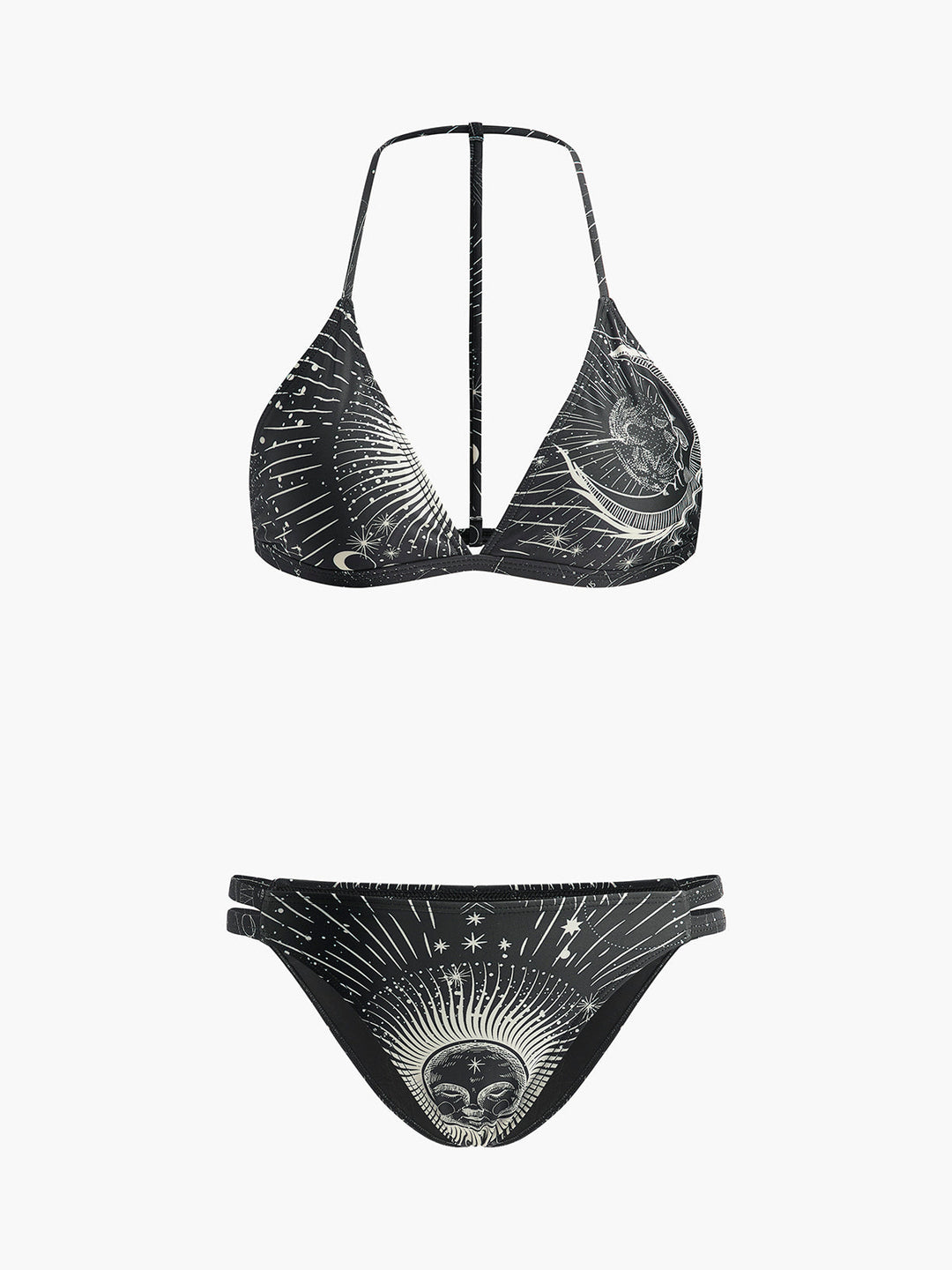 Ensemble Bikini à Bretelles Imprimé Astrologie