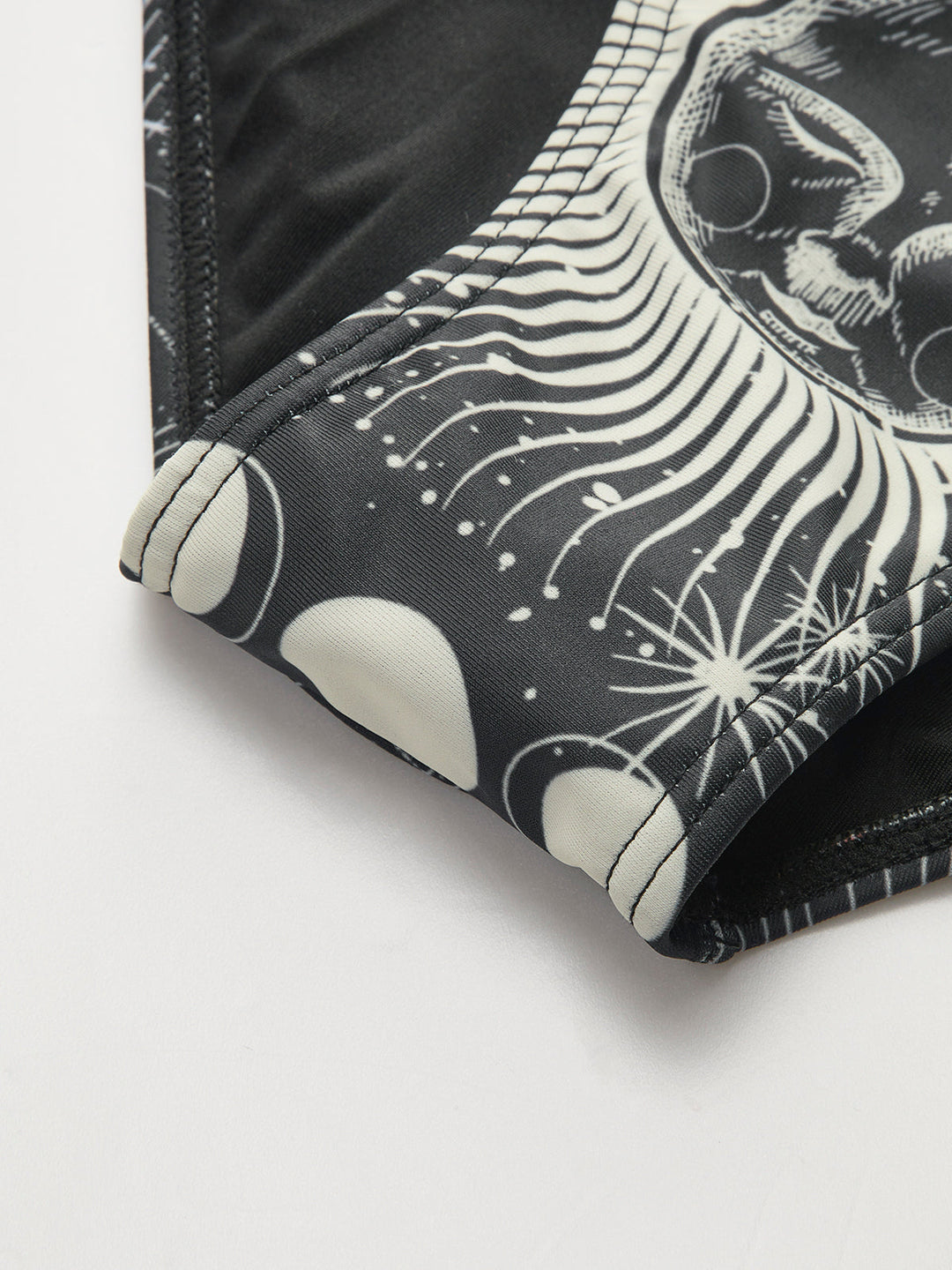 Ensemble Bikini à Col Plongeant "Astrology Print"