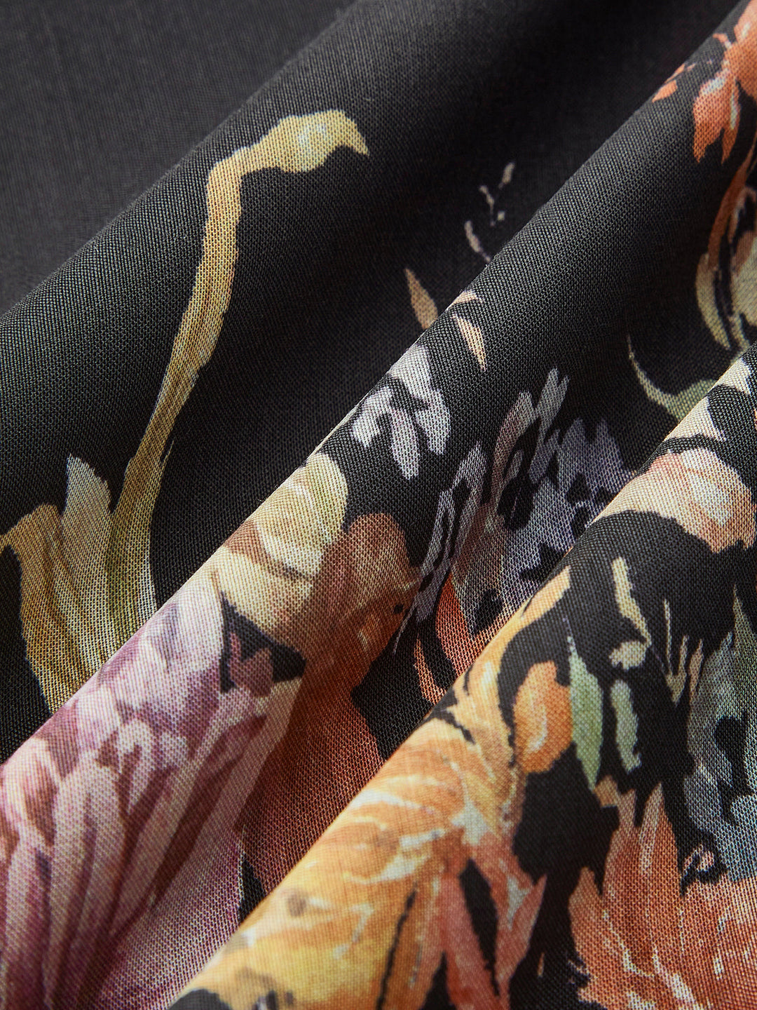 Robe à Volants et à Nouettes Florale