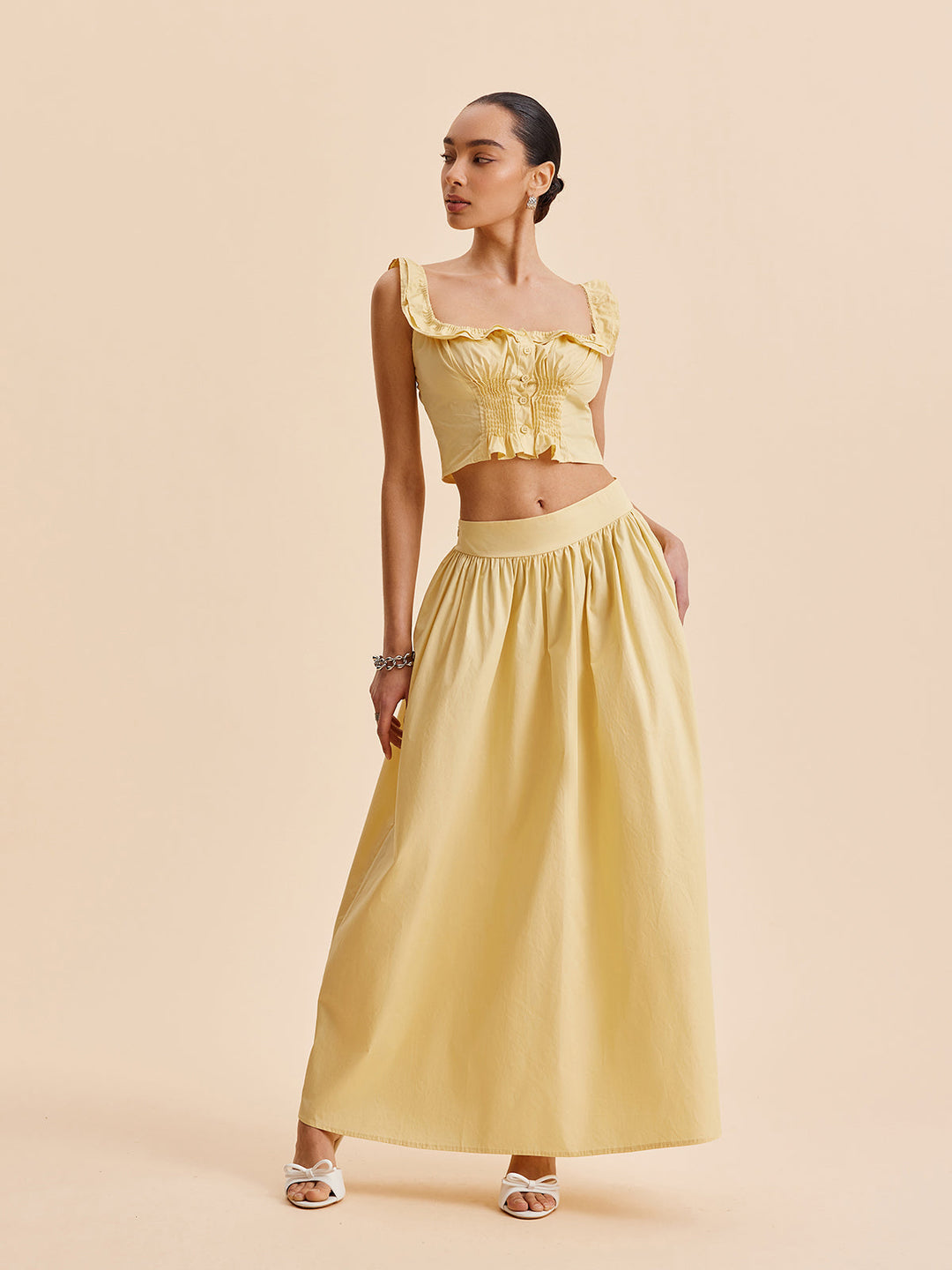 Ensemble Jupe Haut Roulé