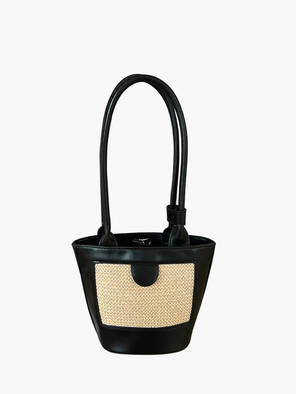 Sac Cabas Tissé Bicolore