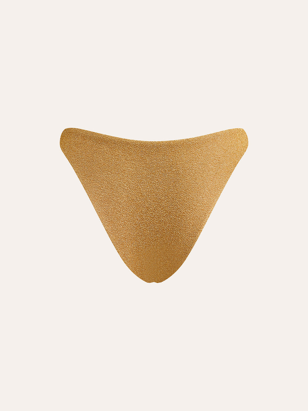 Bas de bikini à détail métallique doré