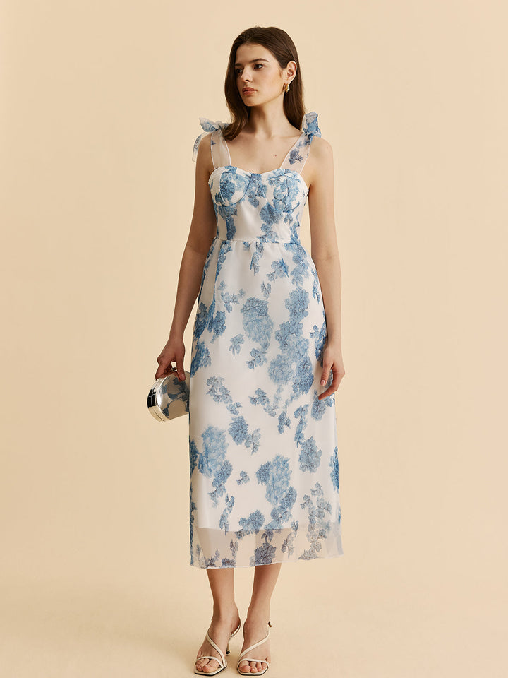 Robe à Bretelles Florales