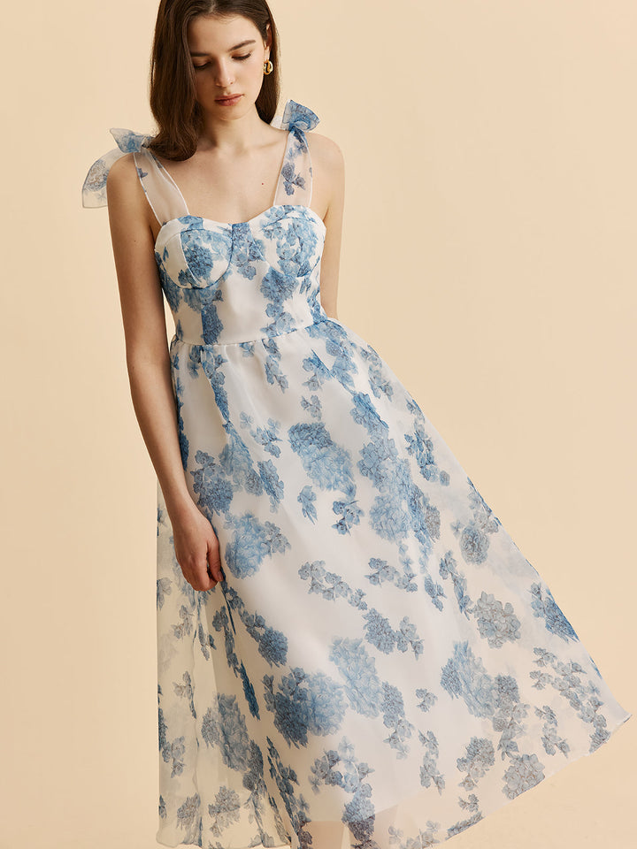 Robe à Bretelles Florales